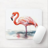 Waterverf Flamingo Muismat (Met muis)
