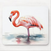 Waterverf Flamingo Muismat (Voorkant)