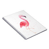 Waterverf Flamingo Notitieboek (Rechterzijde)