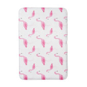 Waterverf Flamingo patroon Badmat (Voorkant Verticaal)