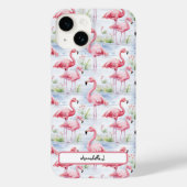 Waterverf Flamingo patroon Case-Mate iPhone Case (Achterkant)