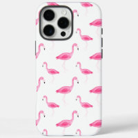 Waterverf Flamingo patroon