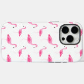 Waterverf Flamingo patroon Case-Mate iPhone Case (Achterkant (horizontaal))