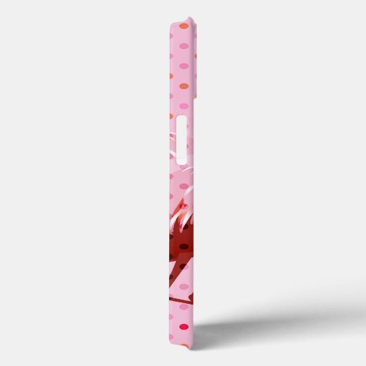 Waterverf Flamingo patroon Case-Mate iPhone Case (Achterkant / Rechts)