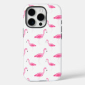 Waterverf Flamingo patroon Case-Mate iPhone Case (Achterkant)