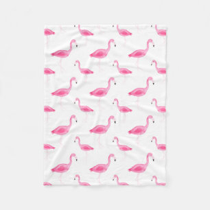 Waterverf Flamingo patroon Fleece Deken