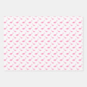 Waterverf Flamingo patroon Inpakpapier Vel (Voorkant)
