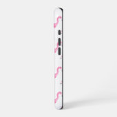 Waterverf Flamingo patroon iPhone Hoesje (Linkerkant)