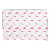 Waterverf Flamingo patroon Kussensloop (Voorkant)