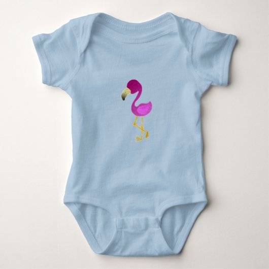 Waterverf Flamingo Romper (Voorkant)