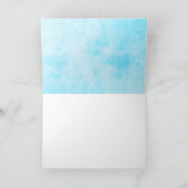 Waterverf Flamingo Roze Blank Groet Notitiekaartje (Binnen)