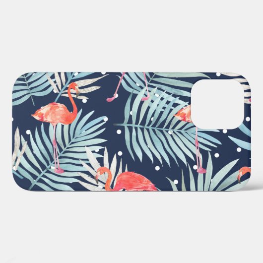 Waterverf Flamingo: Roze Tropische Elegantie. Case-Mate iPhone Case (Achterkant (horizontaal))