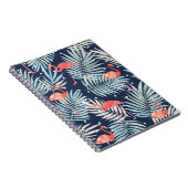 Waterverf Flamingo: Roze Tropische Elegantie. Notitieboek (Rechterzijde)
