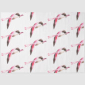 Waterverf Flamingo serie ontwerp 10 Tissuepapier (Voorkant)