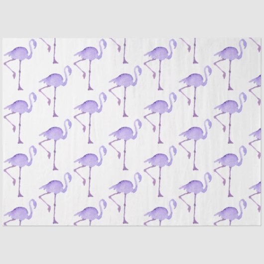 Waterverf Flamingo serie ontwerp 11 Tissuepapier (Voorkant)