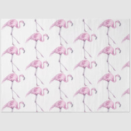 Waterverf Flamingo serie ontwerp 17 Tissuepapier