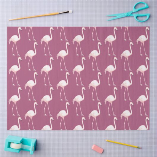 Waterverf Flamingo serie ontwerp 18 Tissuepapier (Craft)