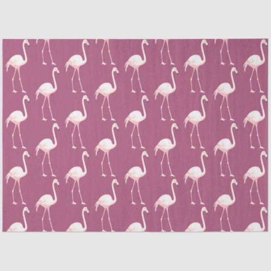Waterverf Flamingo serie ontwerp 18 Tissuepapier (Voorkant)