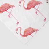 Waterverf Flamingo serie ontwerp 1 Tissuepapier (Detail)