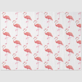 Waterverf Flamingo serie ontwerp 1 Tissuepapier