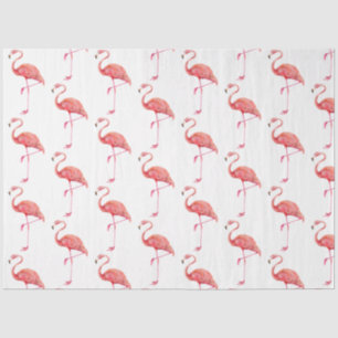 Waterverf Flamingo serie ontwerp 1 Tissuepapier