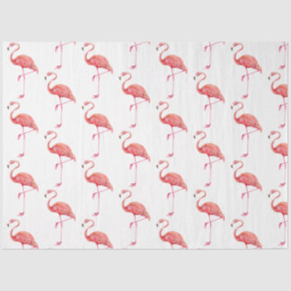 Waterverf Flamingo serie ontwerp 1 Tissuepapier