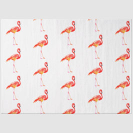 Waterverf Flamingo serie ontwerp 5 Tissuepapier