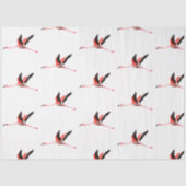 Waterverf Flamingo serie ontwerp 6 Tissuepapier (Voorkant)