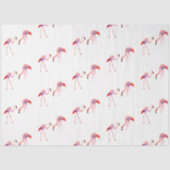 Waterverf Flamingo serie ontwerp 8 Tissuepapier (Voorkant)