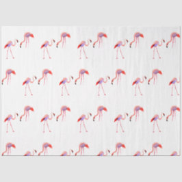 Waterverf Flamingo serie ontwerp 9 Tissuepapier