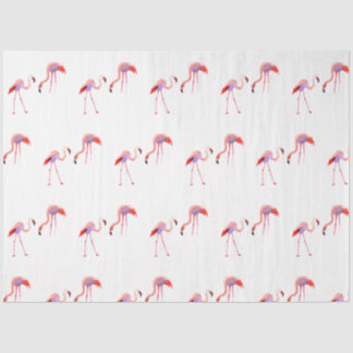 Waterverf Flamingo serie ontwerp 9 Tissuepapier