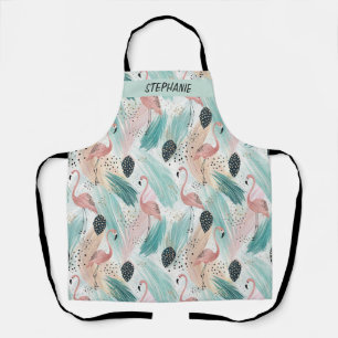 Waterverf Flamingo Tropisch Patroon Schort