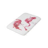 Waterverf flamingo's, elegant ontwerp. badmat (Gekanteld)