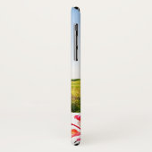 Waterverf Flamingos | Foto en monogram toevoegen Case-Mate iPhone Case (Achterkant/links)