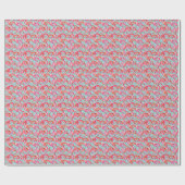 Waterverf Flamingos Gathered Cadeaupapier (Vlak)