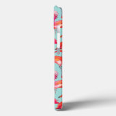 Waterverf Flamingos Gathered | Monogram Case-Mate iPhone Case (Achterkant / Links)