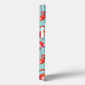 Waterverf Flamingos Gathered | Monogram Case-Mate iPhone Case (Achterkant / Rechts)