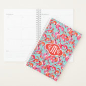 Waterverf Flamingos Gathered | Monogram Planner (Display)