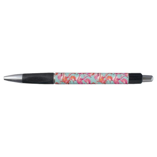 Waterverf Flamingos Gathered Pen (Voorkant)
