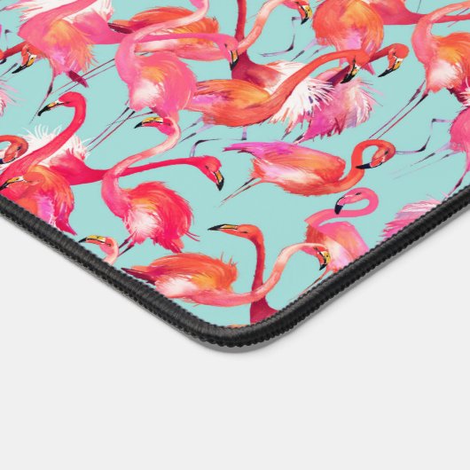 Waterverf Flamingos Gatherer Bureaumat (Hoek)