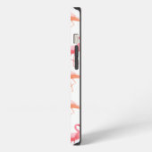 Waterverf Flamingos iPhone Hoesje (Linkerkant)