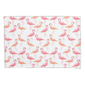 Waterverf Flamingos Kussensloop (Voorkant)