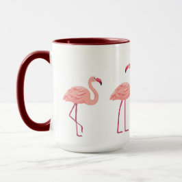 Waterverf Flamingos Mok