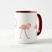 Waterverf Flamingos Mok (Voorkant rechts)