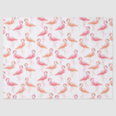 Waterverf Flamingos Tissuepapier (Voorkant)