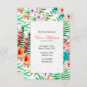 Waterverf Flamingos Uitnodiging (Voorkant / Achterkant)