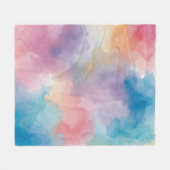 Waterverf Fleece Deken (Voorkant (Horizontaal))