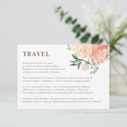 Waterverf flesjes met lente blush doorsnede informatiekaartje (Staand voorkant)