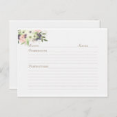 Waterverf flessengebergte briefkaart (Voorkant / Achterkant)