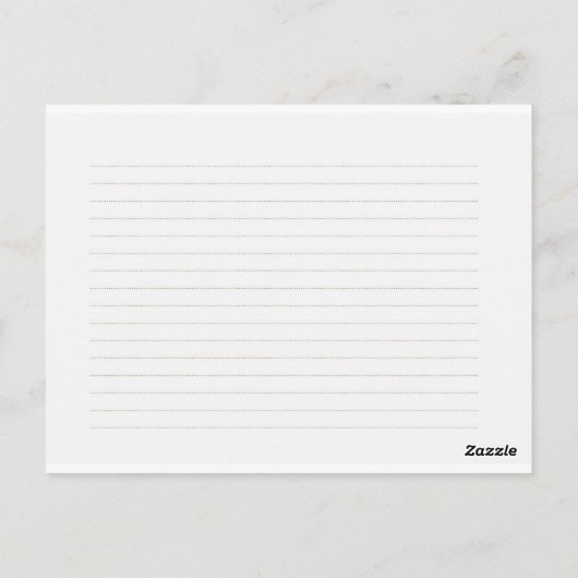 Waterverf flessengebergte briefkaart (Achterkant)